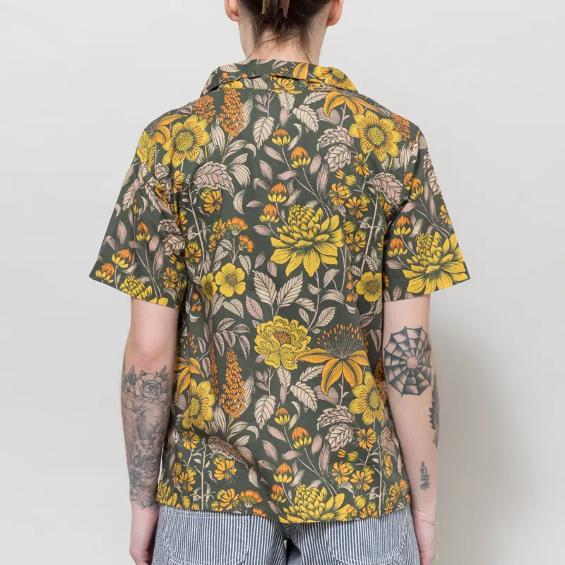 Kavu Womens Cedar Springs Shirt Floral Forest-2