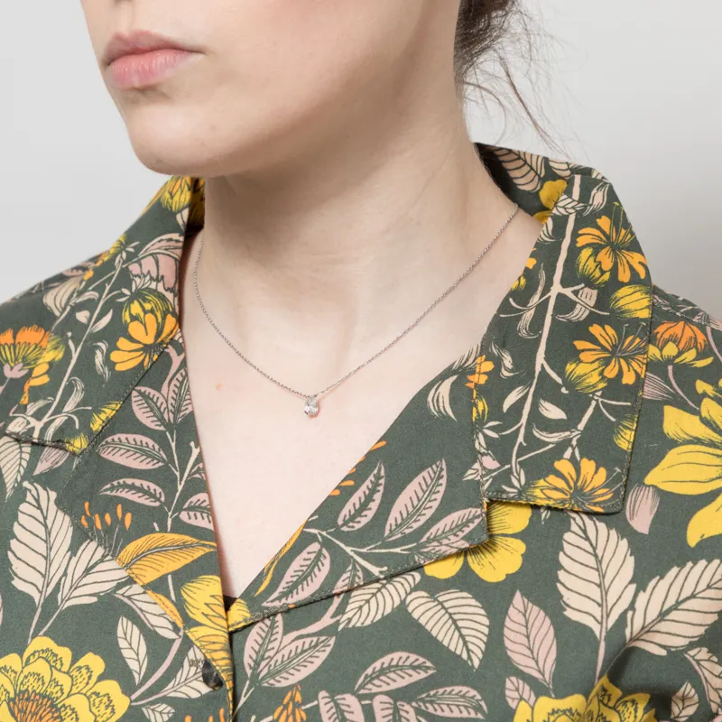 Kavu Womens Cedar Springs Shirt Floral Forest-3