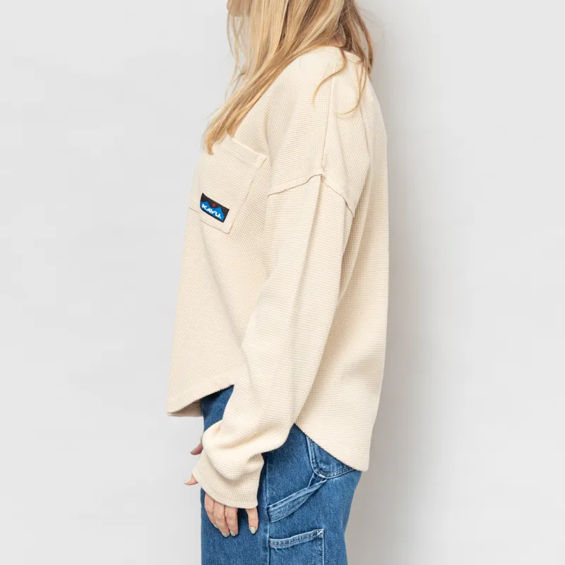 Kavu Womens Penshaw Sweatshirt Summer Sand-2