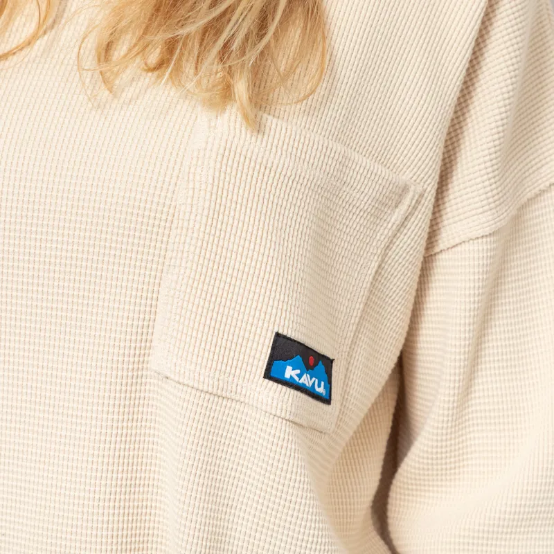 Kavu Womens Penshaw Sweatshirt Summer Sand-5