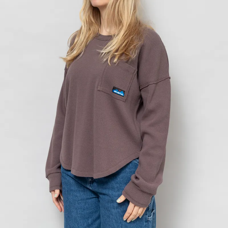 Kavu Womens Penshaw Sweatshirt Shark Grey-1