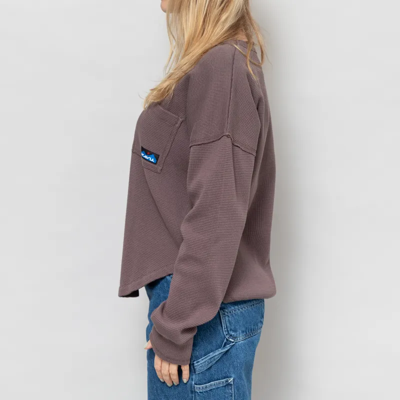 Kavu Womens Penshaw Sweatshirt Shark Grey-2