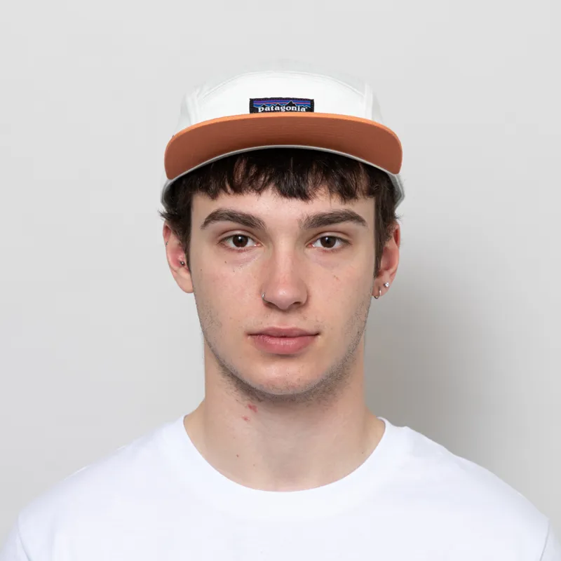 Patagonia Maclure Hat P-6 Label Birch White Rock Melon-1