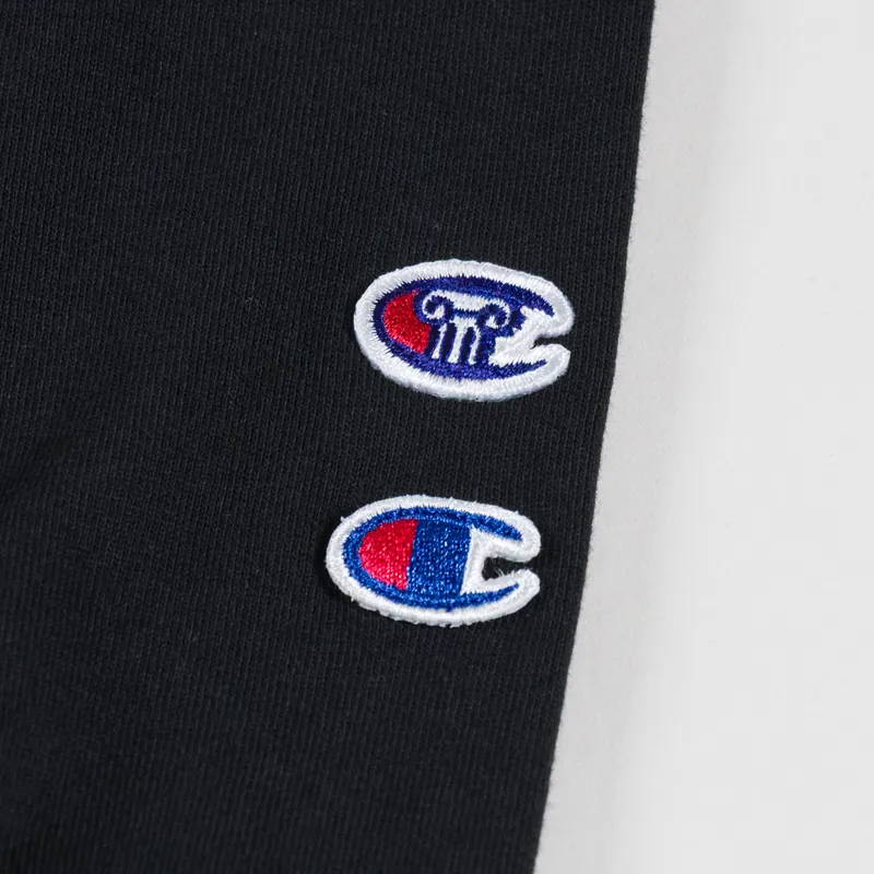Champion x Aries Stars Long Sleeve T Shirt Black-8