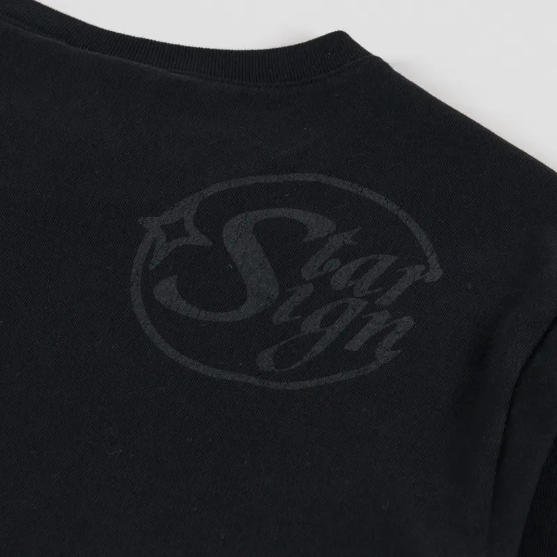 Champion x Aries Stars Long Sleeve T Shirt Black-4