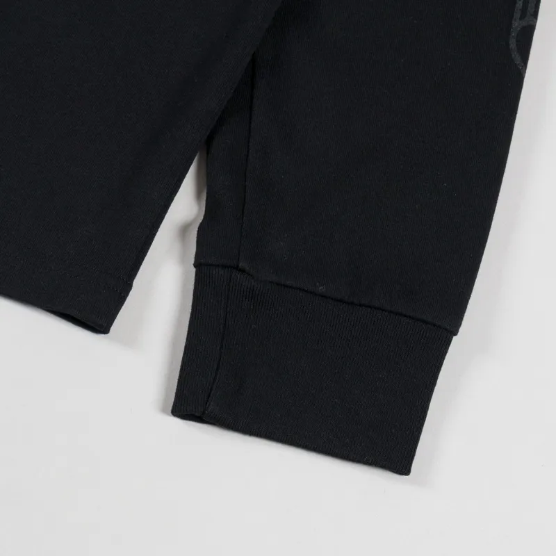 Champion x Aries Stars Long Sleeve T Shirt Black-10