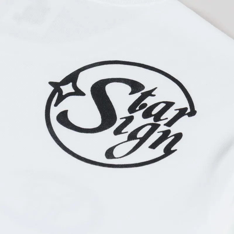 Champion x Aries Stars Long Sleeve T Shirt White-4