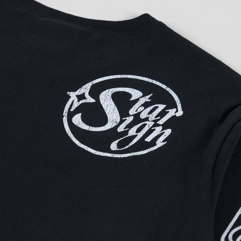 Champion x Aries Sponsor Long Sleeve T Shirt Black-5