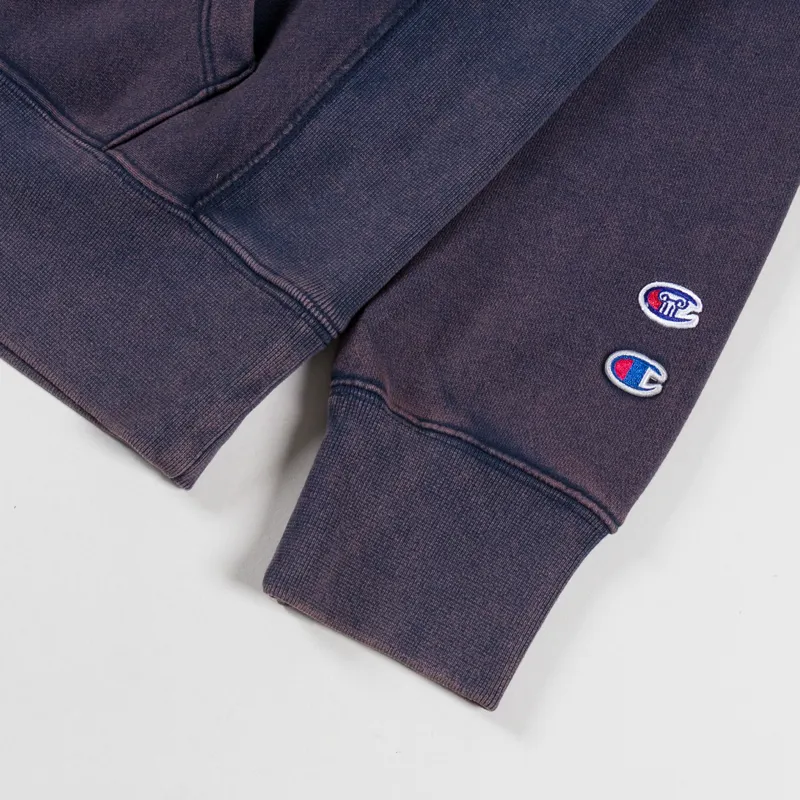Champion x Aries Truth Hoodie Navy-7