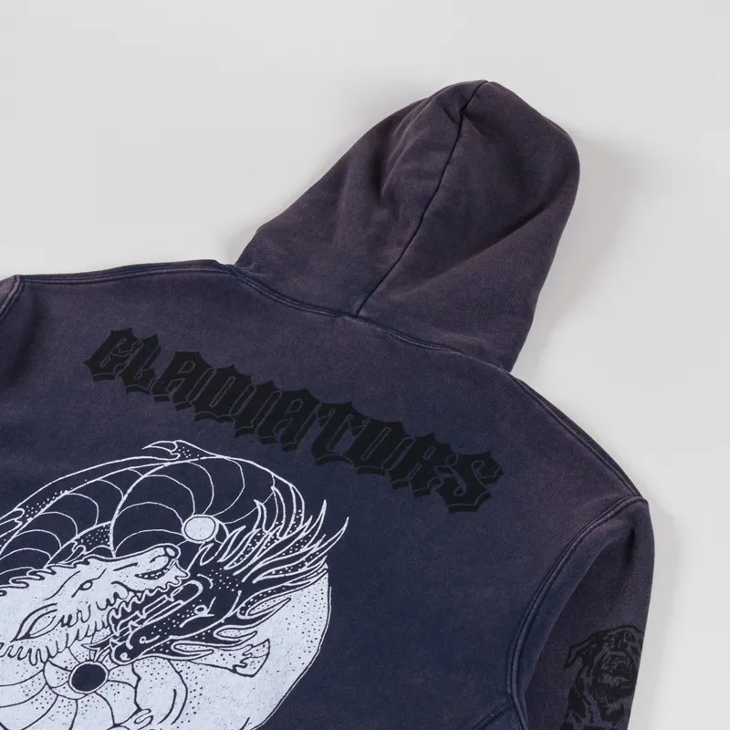 Champion x Aries Truth Hoodie Navy-3