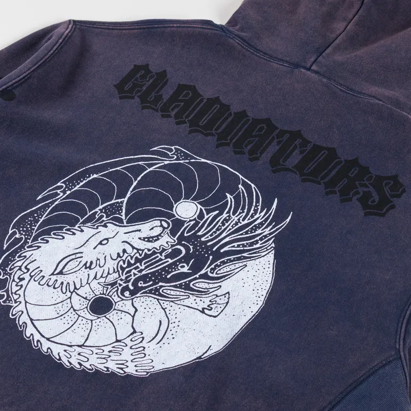 Champion x Aries Truth Hoodie Navy-4