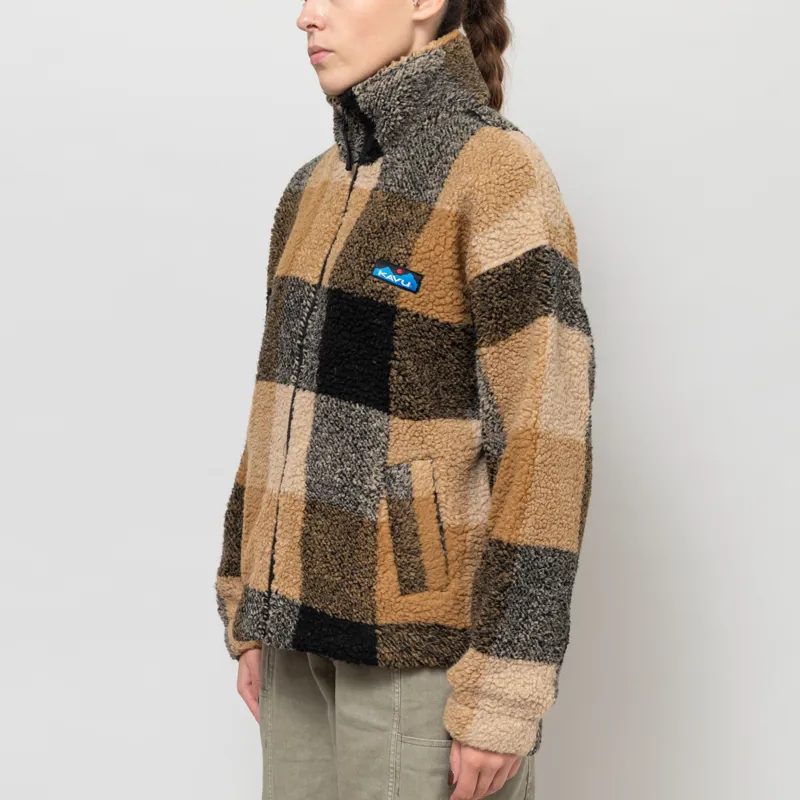 Kavu Womens Loven Jacket Hilltop Plaid-1