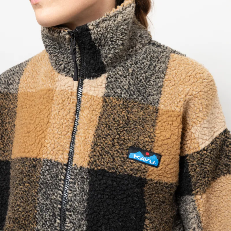 Kavu Womens Loven Jacket Hilltop Plaid-5