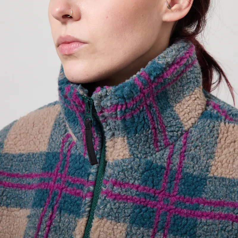Kavu Womens Loven Jacket Party Plaid-3