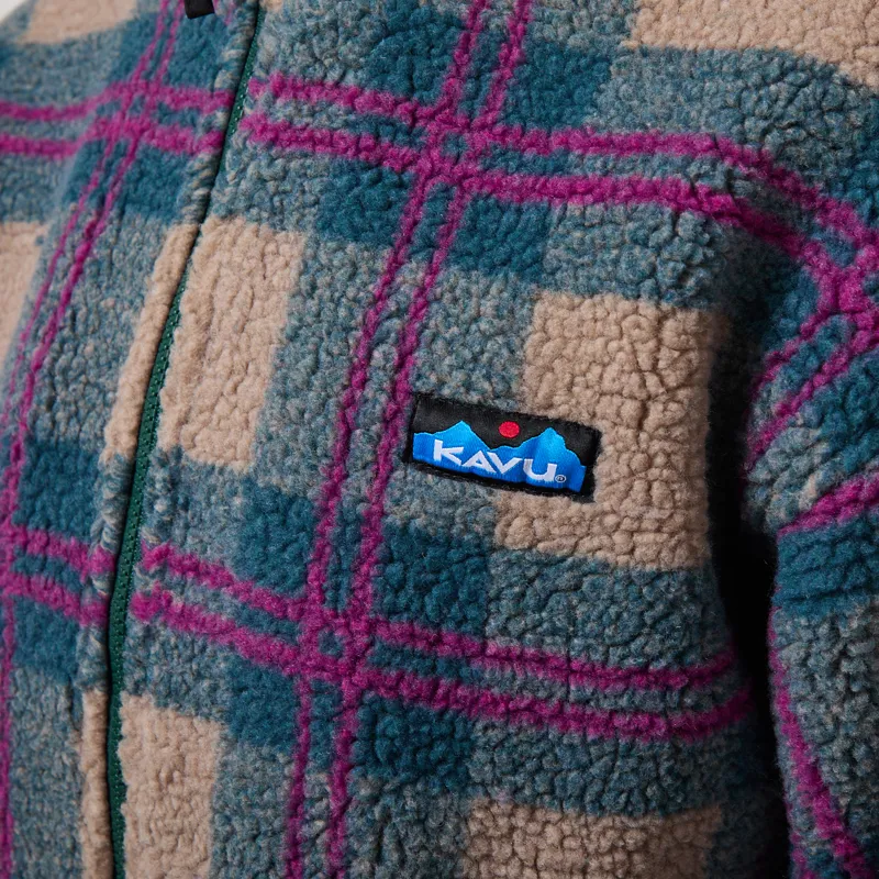 Kavu Womens Loven Jacket Party Plaid-4