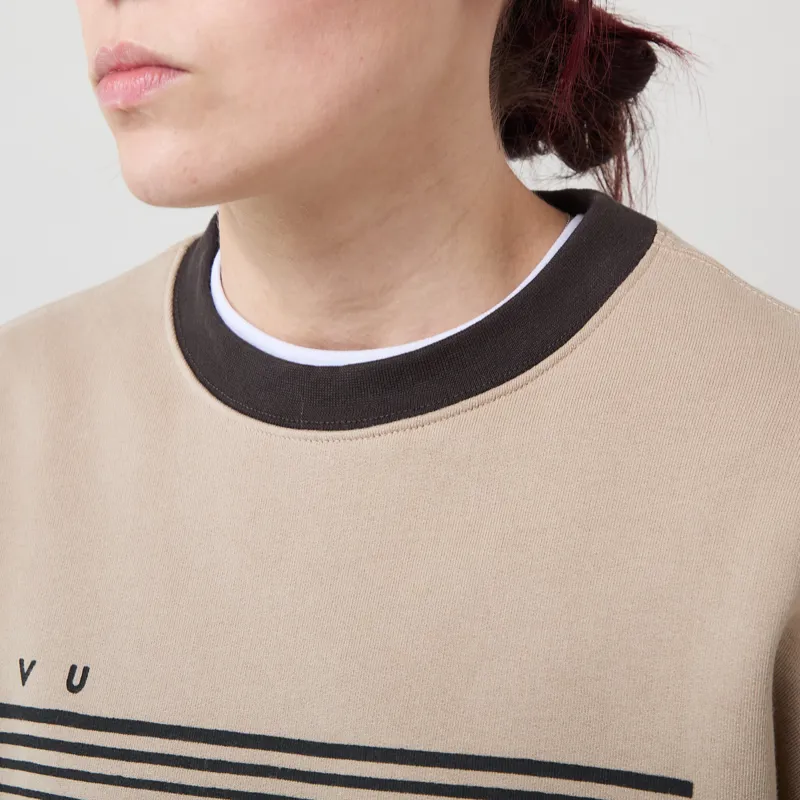 Kavu Womens Crew Crop Sweatshirt Mountain Meadow-3