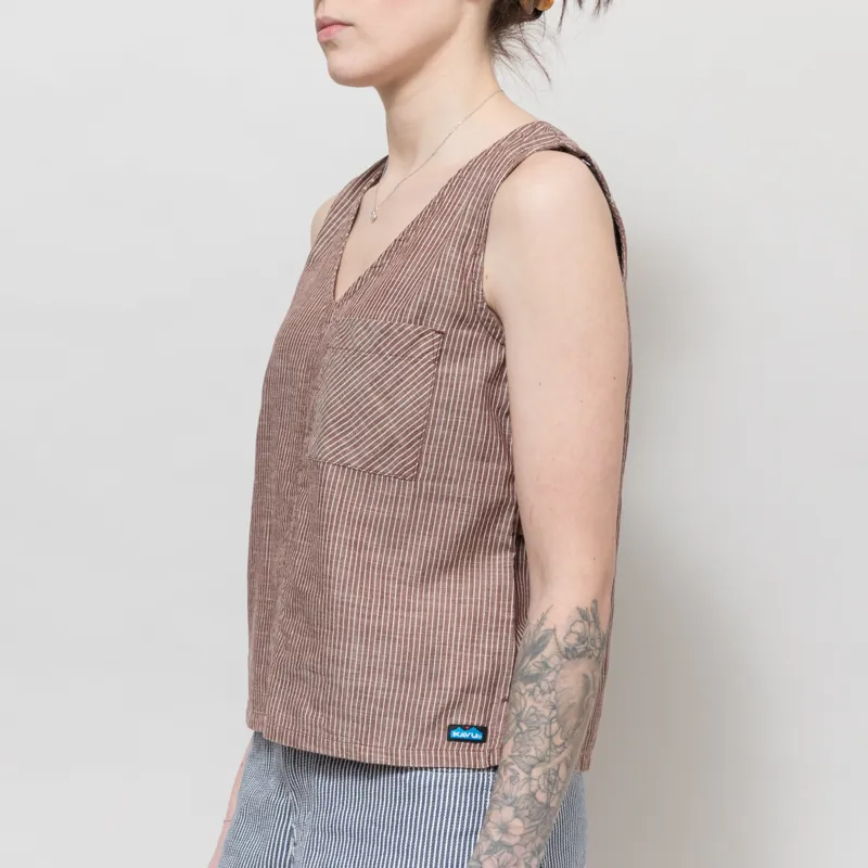 Kavu Womens Vacay Top Chocolate-1