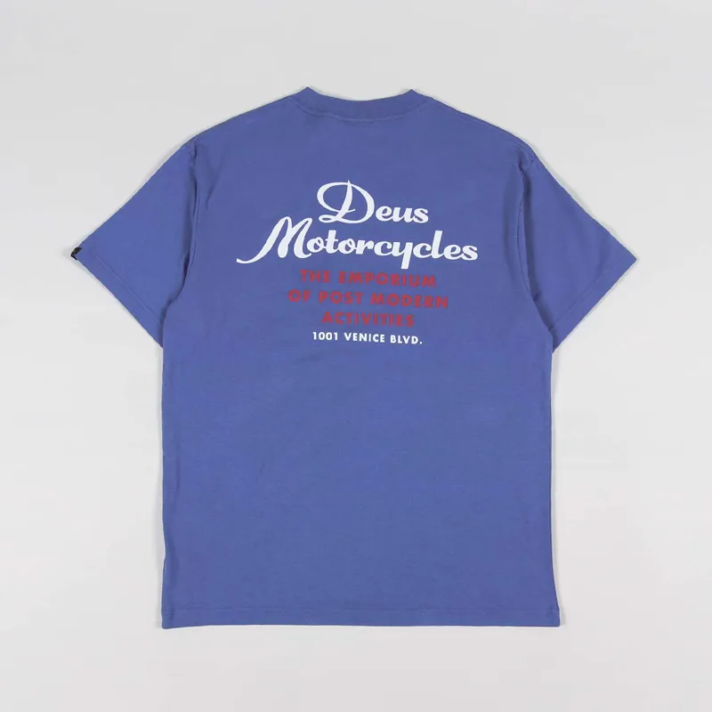 Deus Ex Machina 224 Volts T Shirt Blue