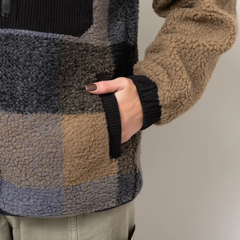 Kavu Womens Willow Creek Fleece Nightshade Plaid-7