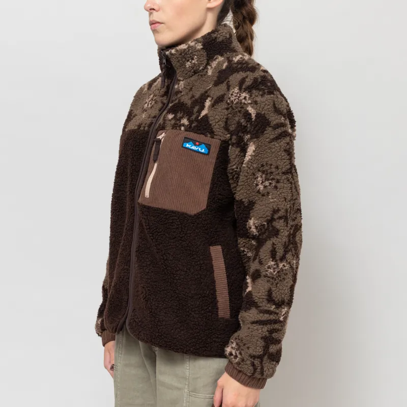 Kavu Womens Willow Creek Fleece Earth Bloom-1