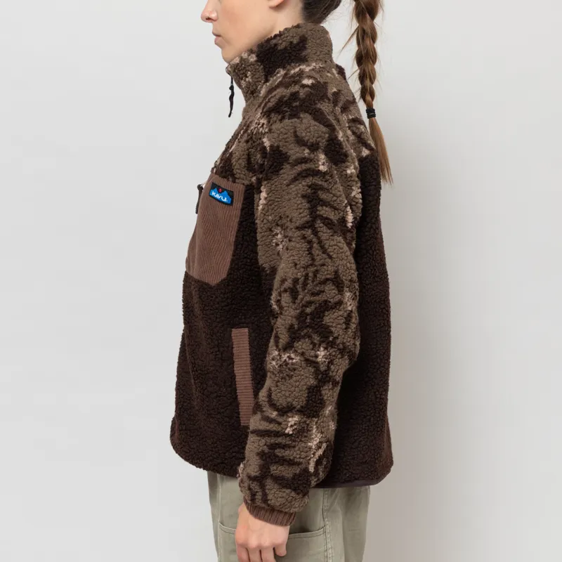 Kavu Womens Willow Creek Fleece Earth Bloom-2