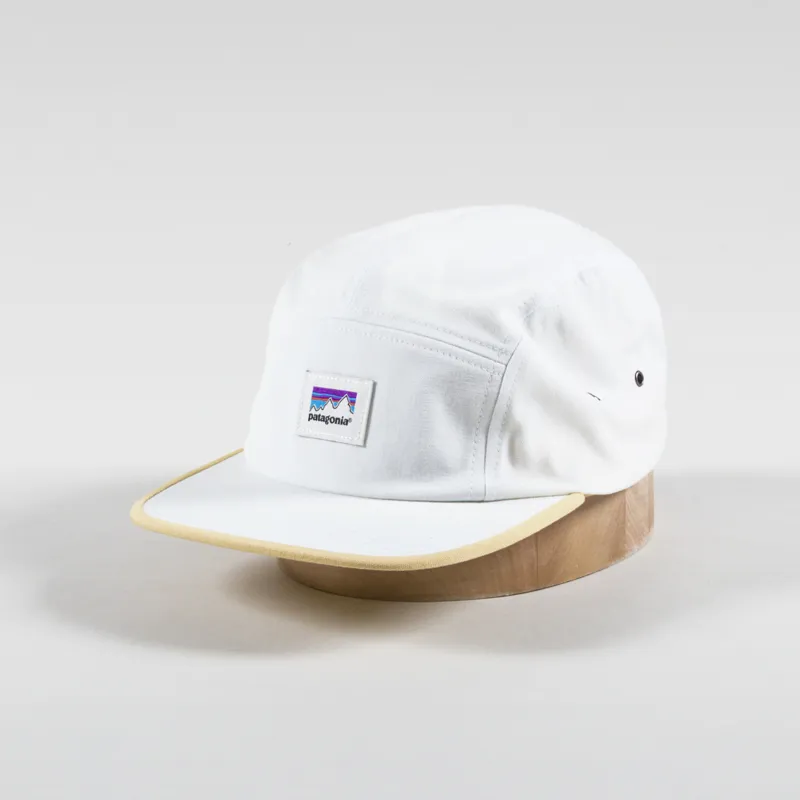 Patagonia Graphic Maclure Hat Shop Sticker Birch White
