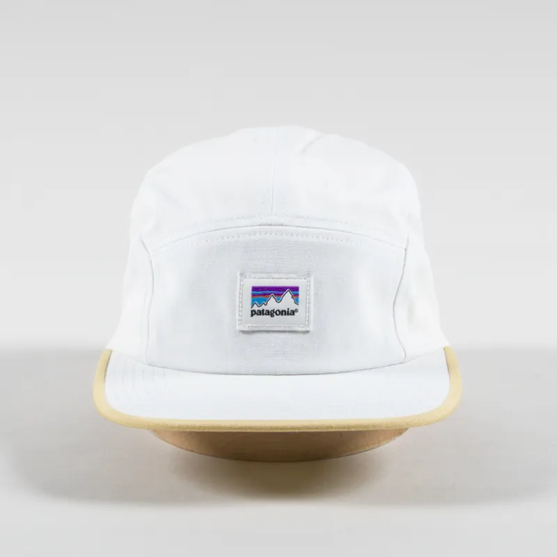 Patagonia Graphic Maclure Hat Shop Sticker Birch White-2