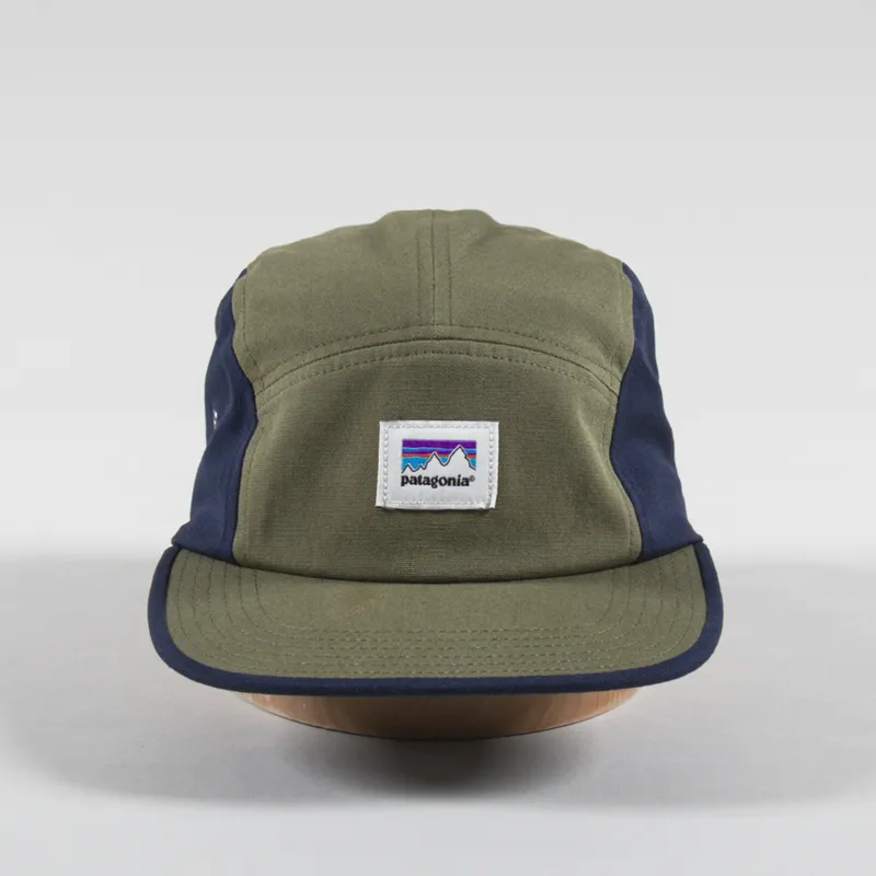 Patagonia Graphic Maclure Hat Shop Sticker Tent Green-2