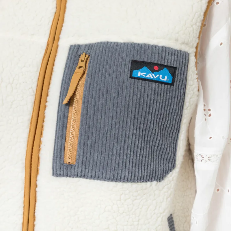 Kavu Womens Ozette Fleece Vest Natural-6
