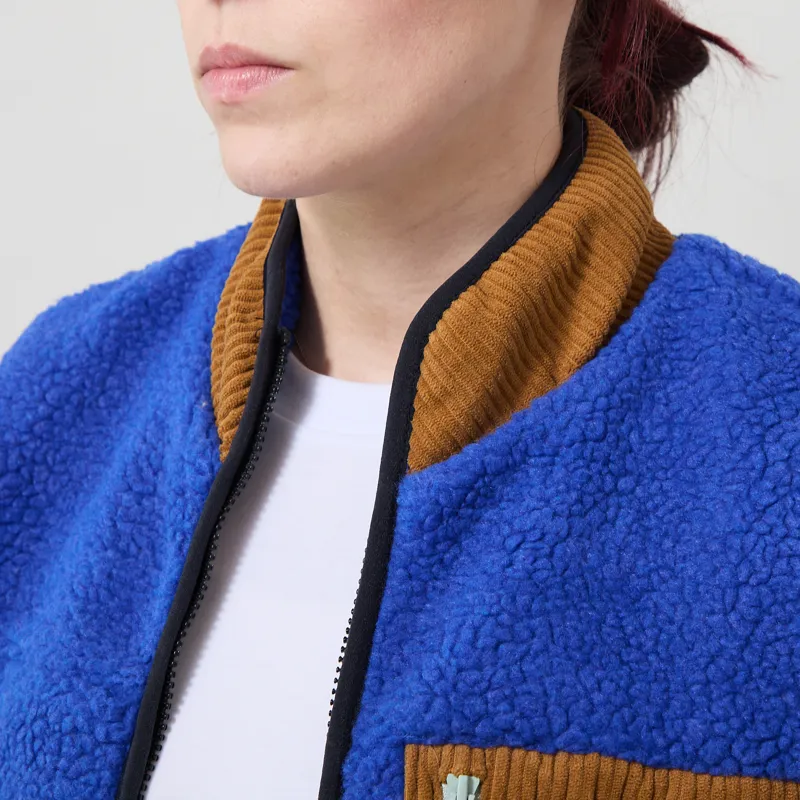 Kavu Womens Ozette Fleece Vest Admiral Blue-3