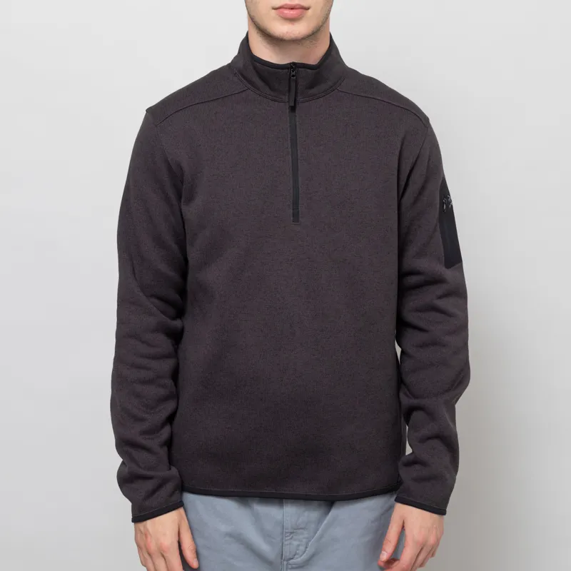 Arc'teryx Covert Half Zip Fleece Black Heather II