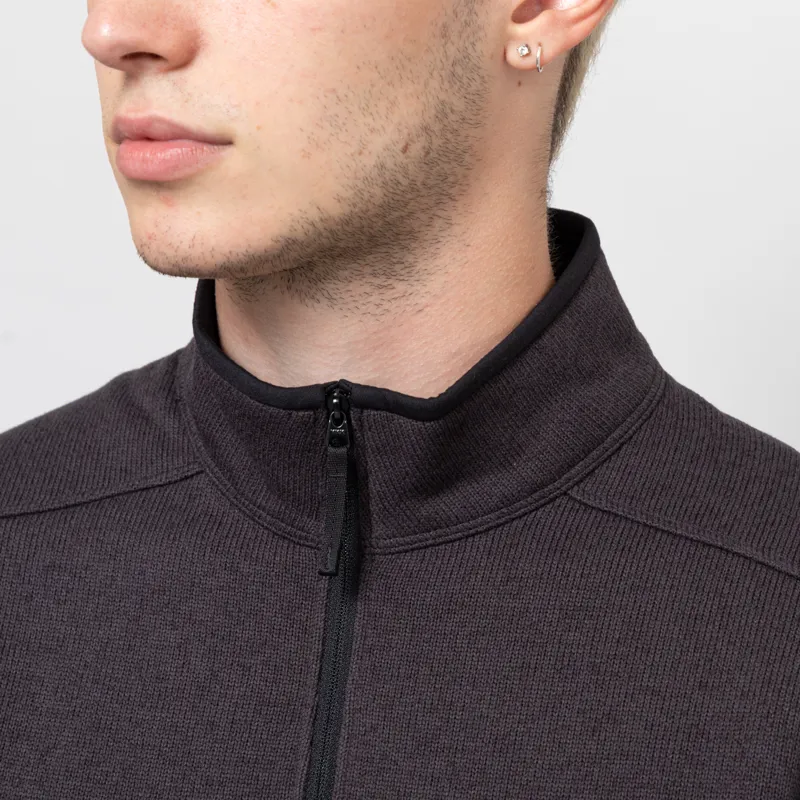 Arc'teryx Covert Half Zip Fleece Black Heather II-5