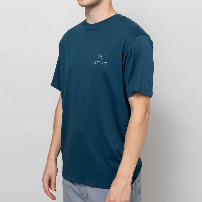 Arc'teryx Kragg SL Cotton Bird Word T Shirt Nightscape LT Night-3