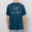 Arc'teryx Kragg SL Cotton Bird Word T Shirt Nightscape LT Night