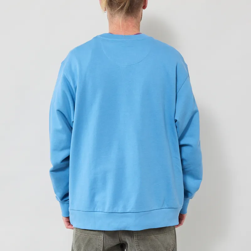 Patagonia Daily Crewneck Sweatshirt Shore Blue-2