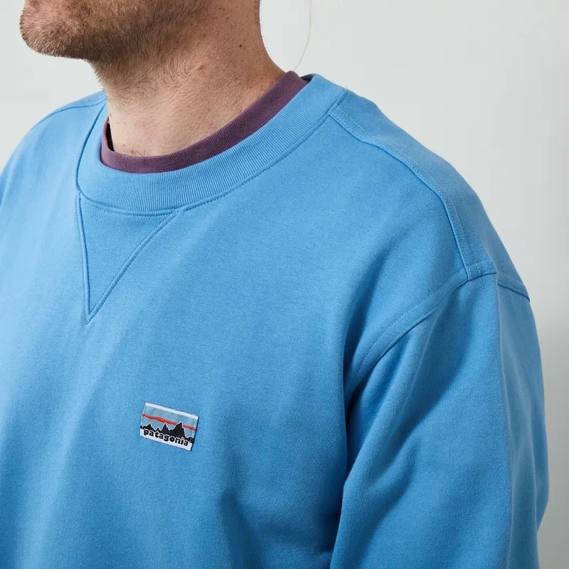 Patagonia Daily Crewneck Sweatshirt Shore Blue-3
