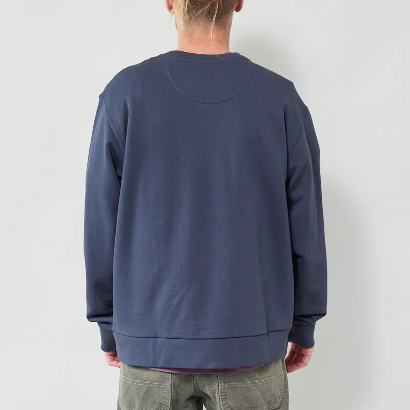Patagonia Daily Crewneck Sweatshirt Smolder Blue-1