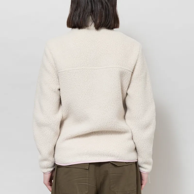 Patagonia Womens Retro Pile Fleece Jacket Dark Natural-4