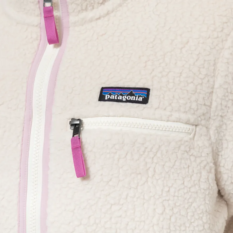 Patagonia Womens Retro Pile Fleece Jacket Dark Natural-7