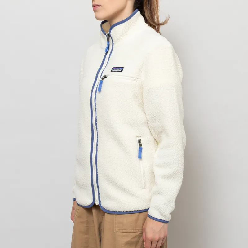Patagonia Womens Retro Pile Fleece Jacket Natural-1