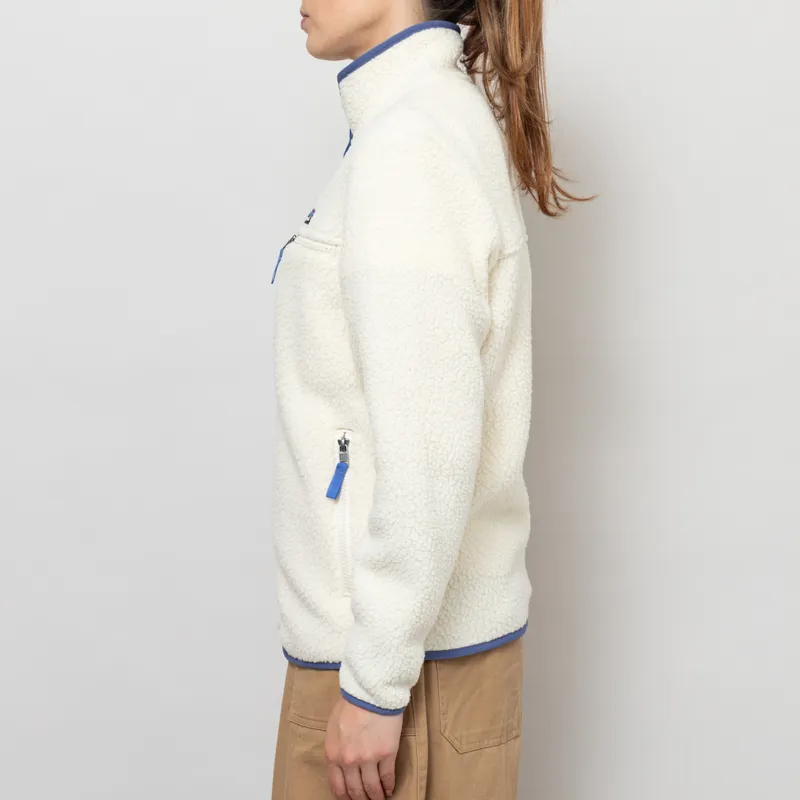 Patagonia Womens Retro Pile Fleece Jacket Natural-2