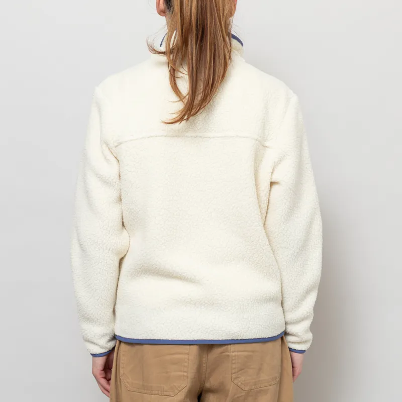 Patagonia Womens Retro Pile Fleece Jacket Natural-3