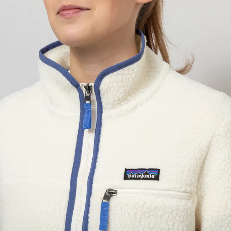 Patagonia Womens Retro Pile Fleece Jacket Natural-5