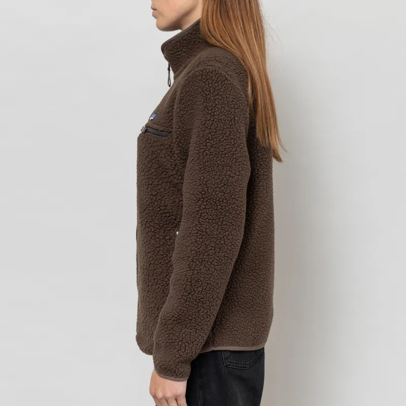 Patagonia Womens Retro Pile Fleece Jacket Otter Brown-2
