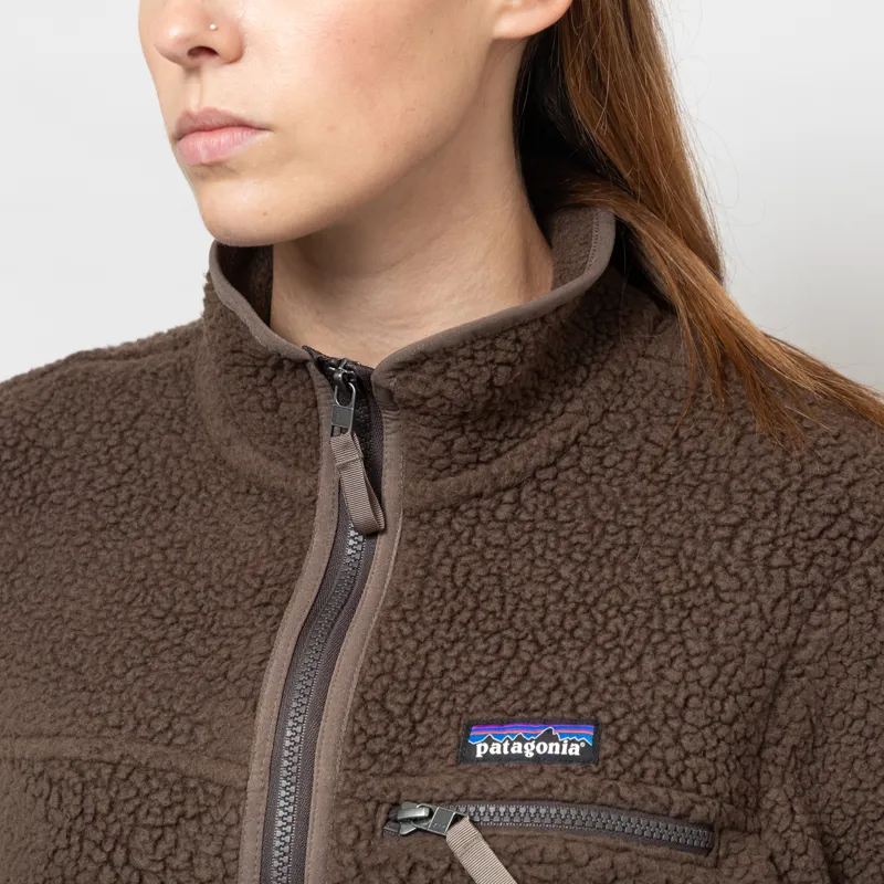 Patagonia Womens Retro Pile Fleece Jacket Otter Brown-5