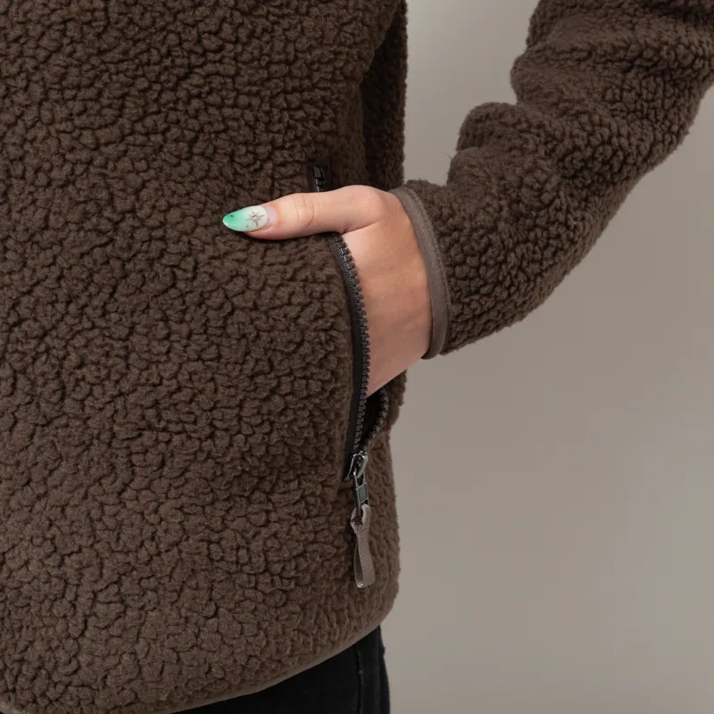 Patagonia Womens Retro Pile Fleece Jacket Otter Brown-7