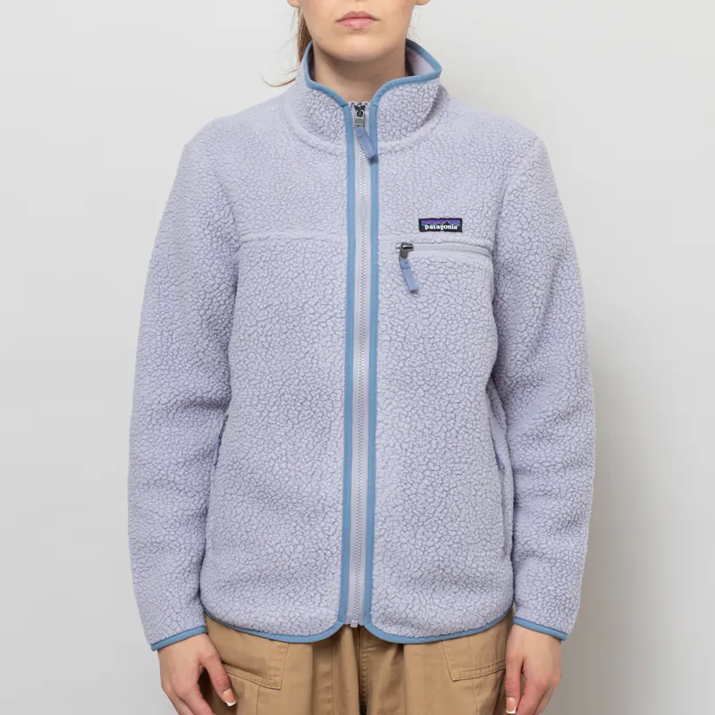Patagonia Womens Retro Pile Fleece Jacket Permafrost Purple