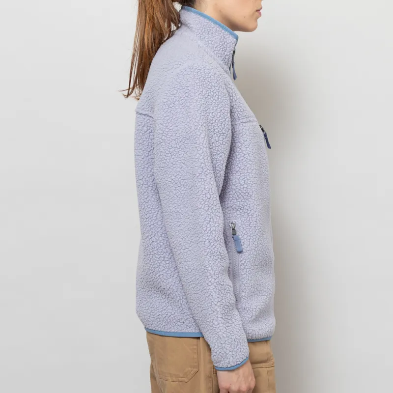 Patagonia Womens Retro Pile Fleece Jacket Permafrost Purple-4