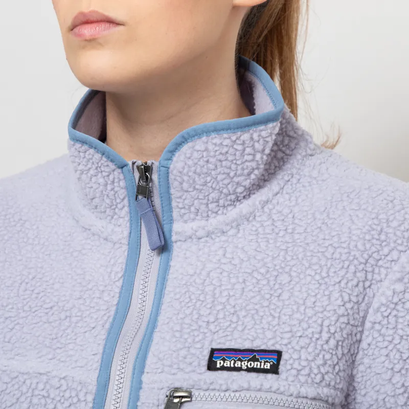 Patagonia Womens Retro Pile Fleece Jacket Permafrost Purple-5
