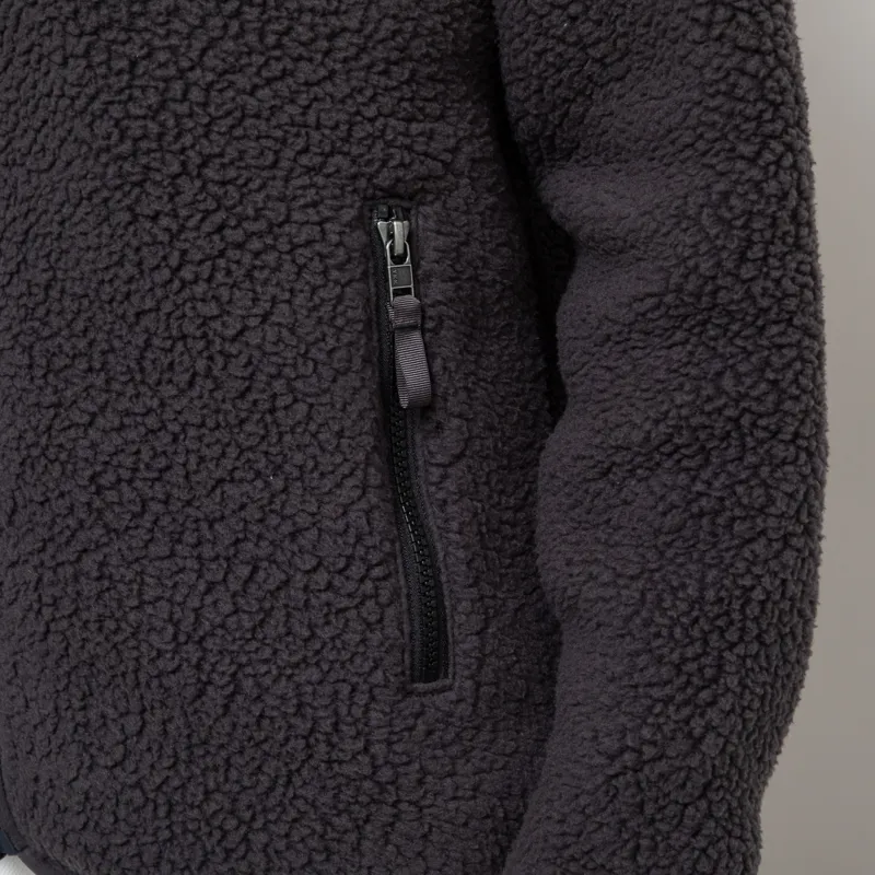 Patagonia Womens Retro Pile Fleece Jacket Ink Black-7